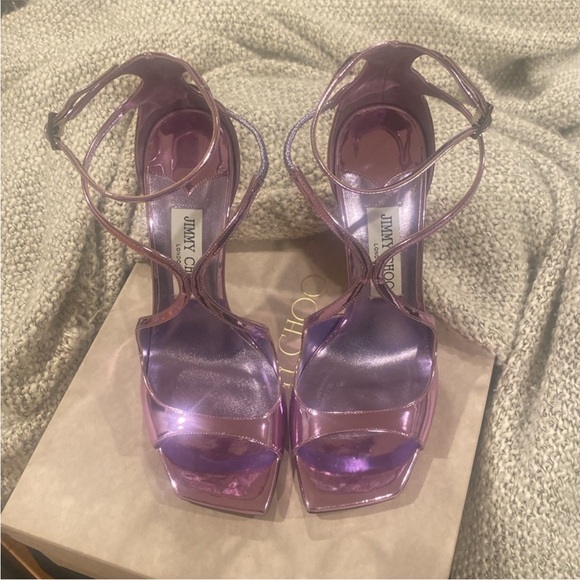 JIMMY CHOO AZIA 110 STRAPPY HEELS - NIB - Picture 6 of 12